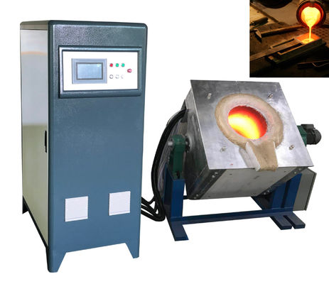 Piec indukcyjny 380V 160KW do topienia stali Pełna cyfrowa precyzyjna kontrola